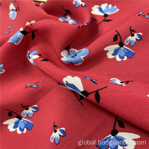 Soft Touch 100% Polyester Flower Printed Woven Cloth